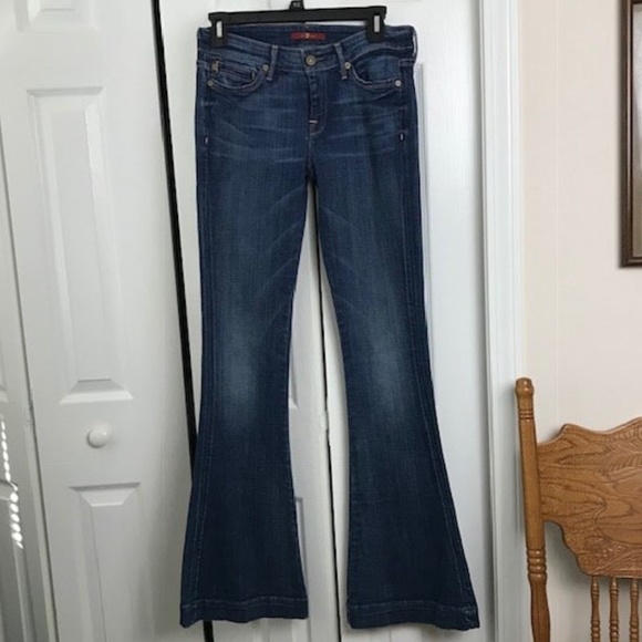 7 For All Mankind Denim - 7 for all Mankind Boot Cut Jeans 26x33 EUC